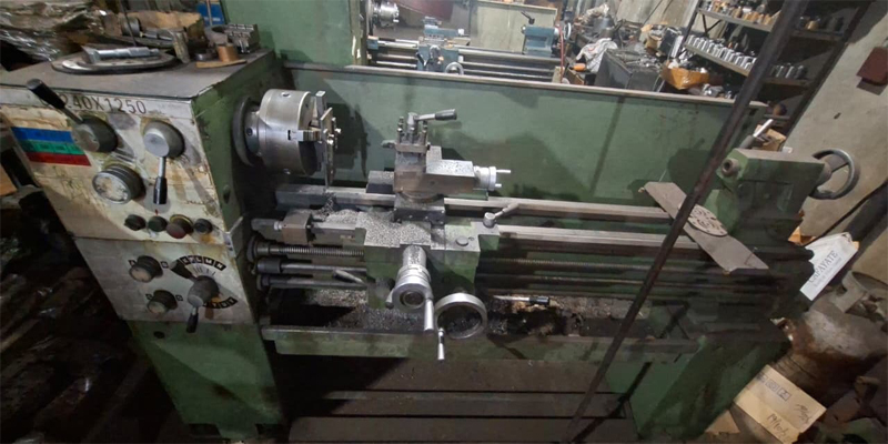 Torno Mono Polea C6240 x 1250 Motor 3Hp 
